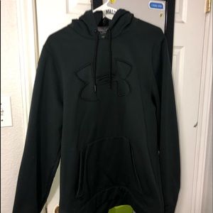 All black Under Armour sweatshirt